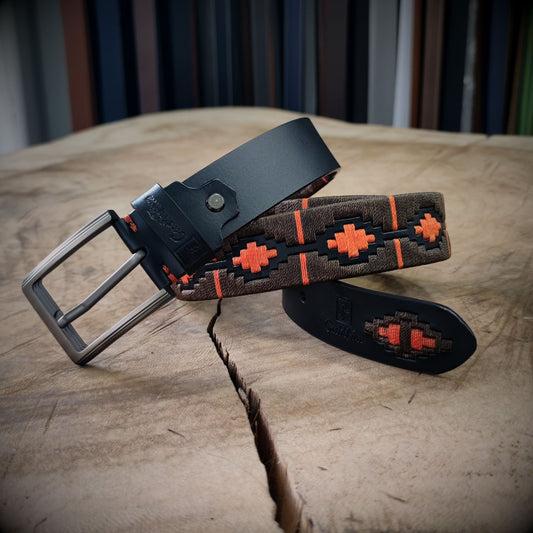 FUEGO – Cinturón tejido CASTAFINA clásico (Ref. TC-014)