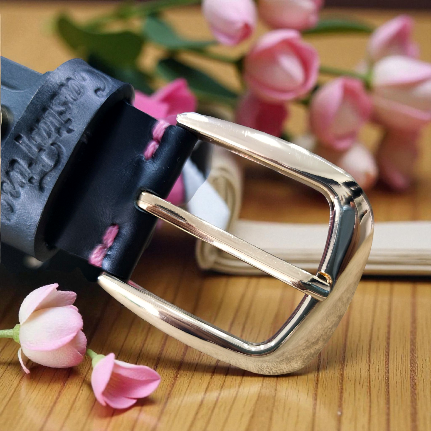 ROSA ÉPICA | Cinturón tejido CASTAFINA clásico dama (Ref. TCD-029)