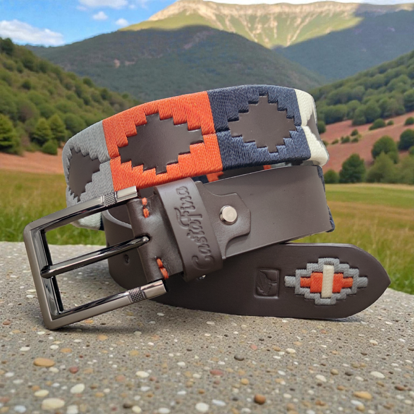 MÁXIMO | Cinturón tejido CASTAFINA clásico (Ref. TC-085)