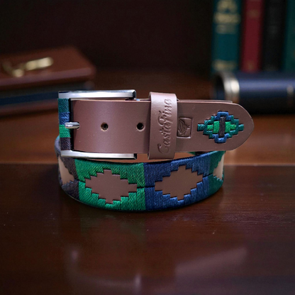 AQUA | Cinturón tejido CASTAFINA clásico (Ref. TC-067)