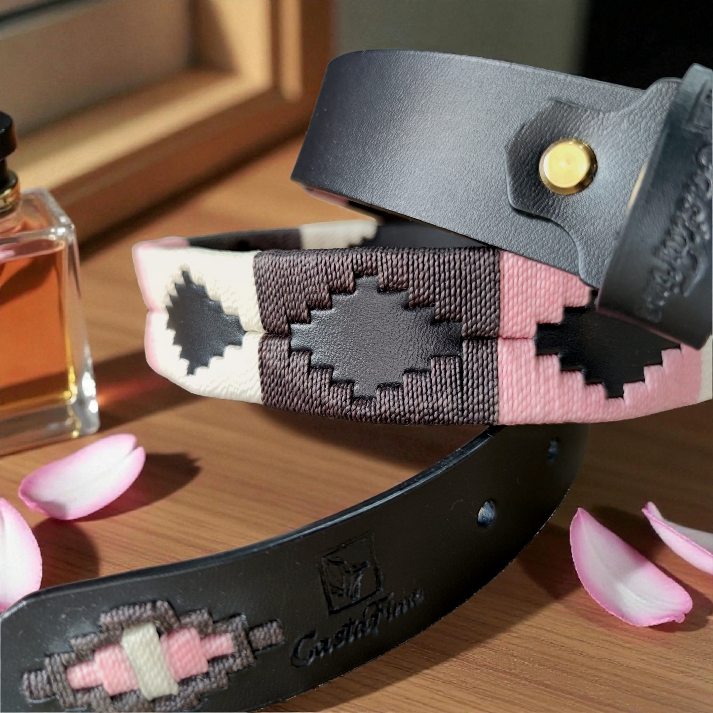 FLORAL | Cinturón tejido CASTAFINA clásico dama (Ref. TCD-028)