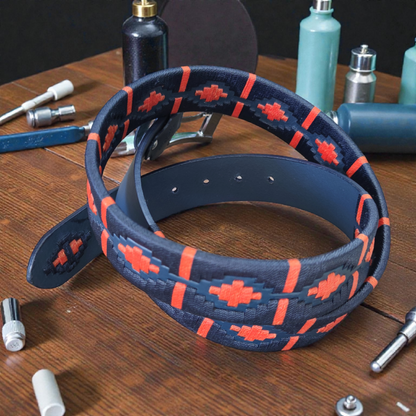 AURA | Cinturón tejido CASTAFINA Platino (Ref. TC-074)