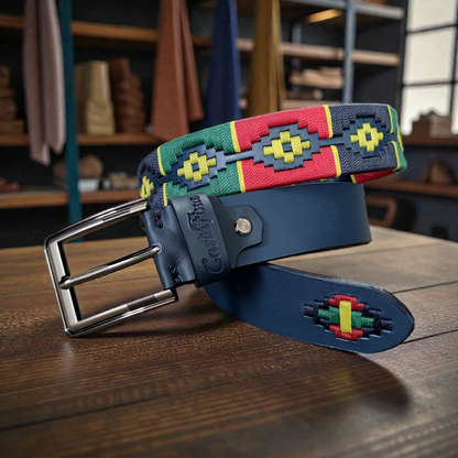 VITAL | Cinturón tejido CASTAFINA Platino (Ref. TP-076)