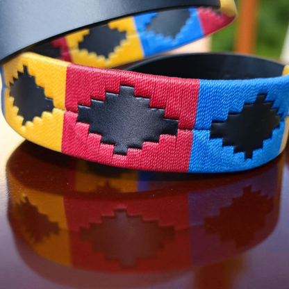 TRICOLOR | Cinturón tejido CASTAFINA clásico (Ref. TC-063)