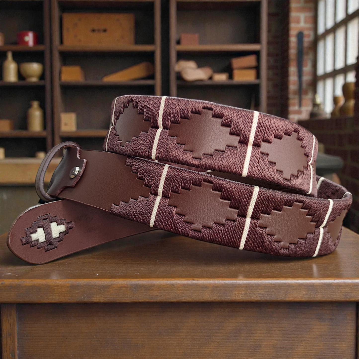 ROBLE | Cinturón tejido CASTAFINA clásico (Ref. TC-071)