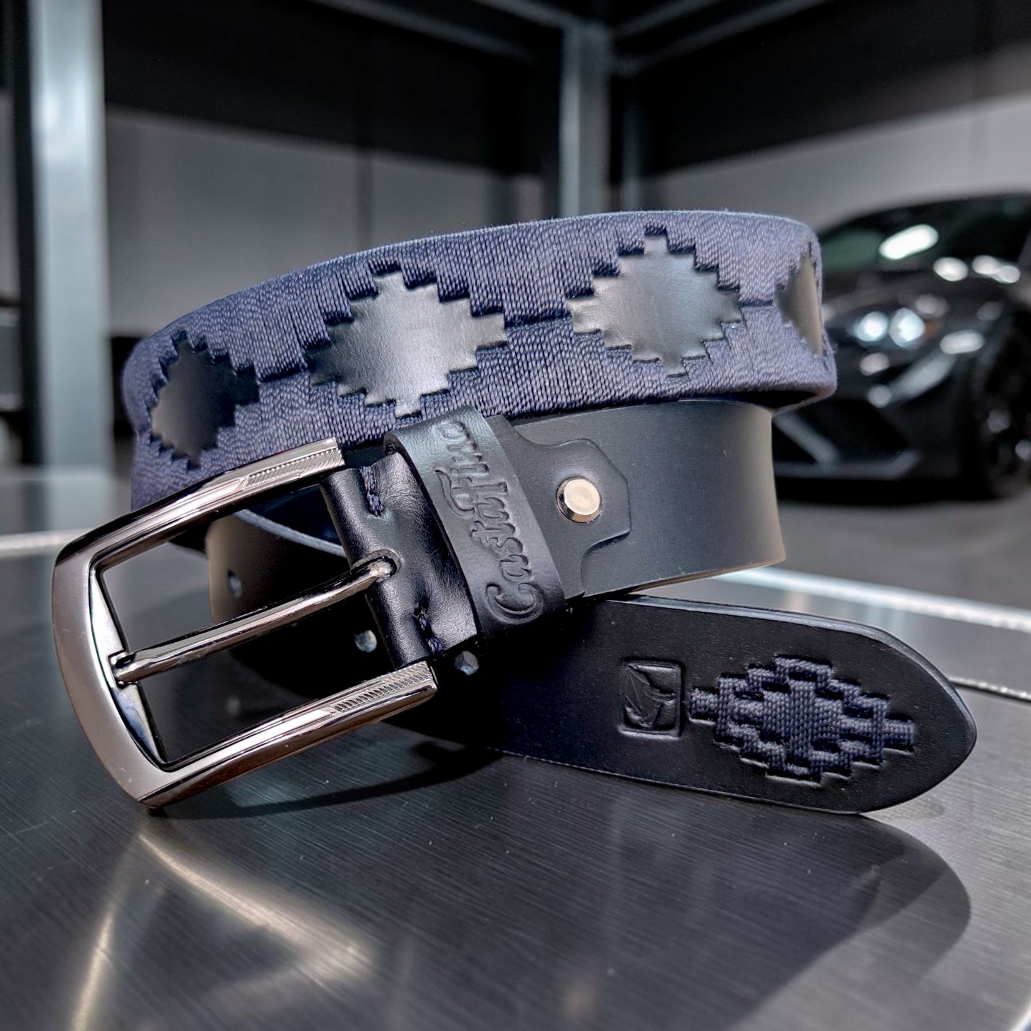 TRONO | Cinturón tejido CASTAFINA clásico (Ref. TC-088)