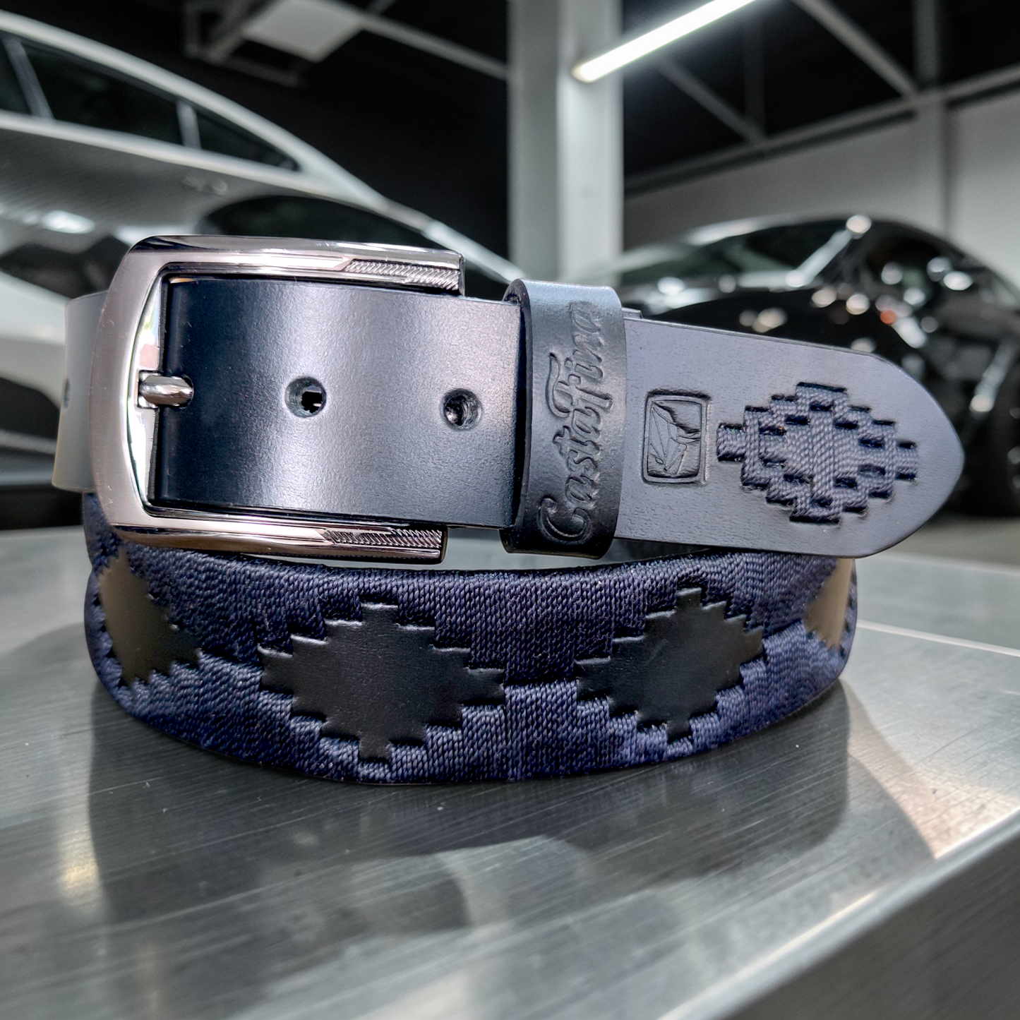 TRONO | Cinturón tejido CASTAFINA clásico (Ref. TC-088)