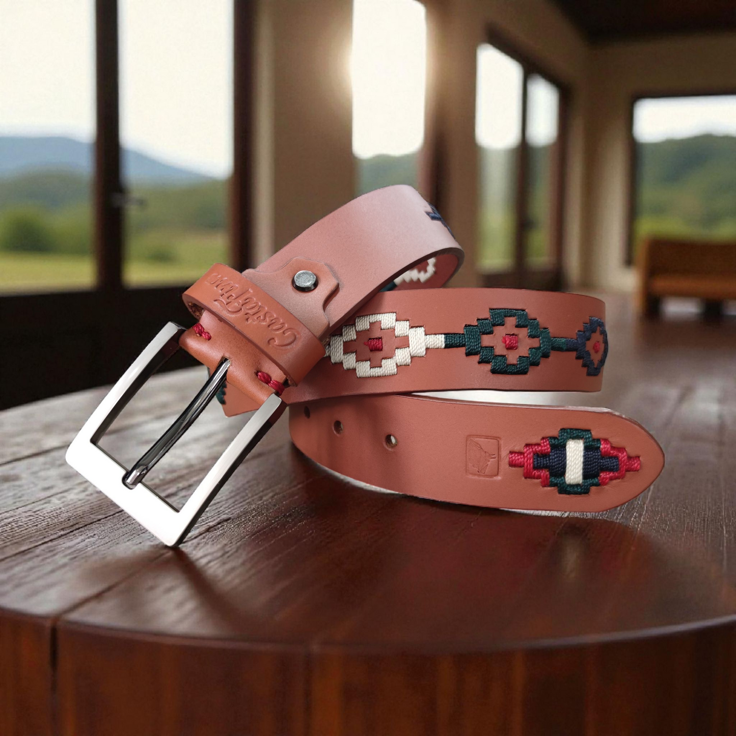 LEGÍTIMO | Cinturón tejido CASTAFINA clásico (Ref. TC-061)