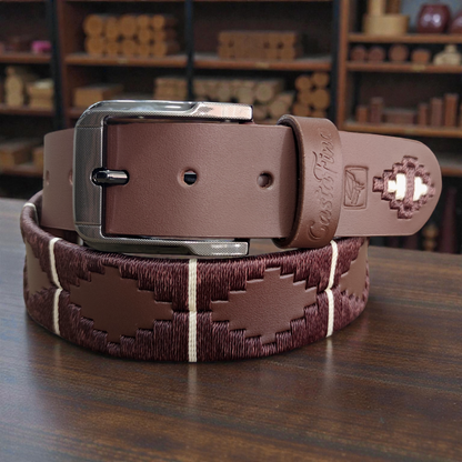 ROBLE | Cinturón tejido CASTAFINA clásico (Ref. TC-071)