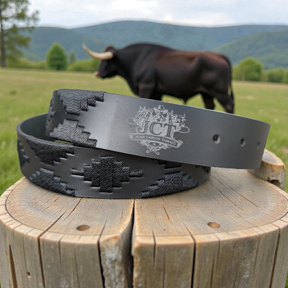 BRAVURA | Cinturón tejido CASTAFINA Chapa (Ref. CH-004)