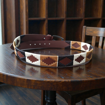 TRIBUTO – Cinturón tejido CASTAFINA clásico (Ref. TC-016)