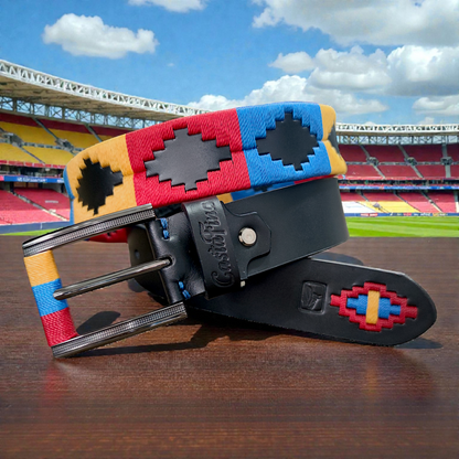TRICOLOR | Cinturón tejido CASTAFINA clásico (Ref. TC-063)