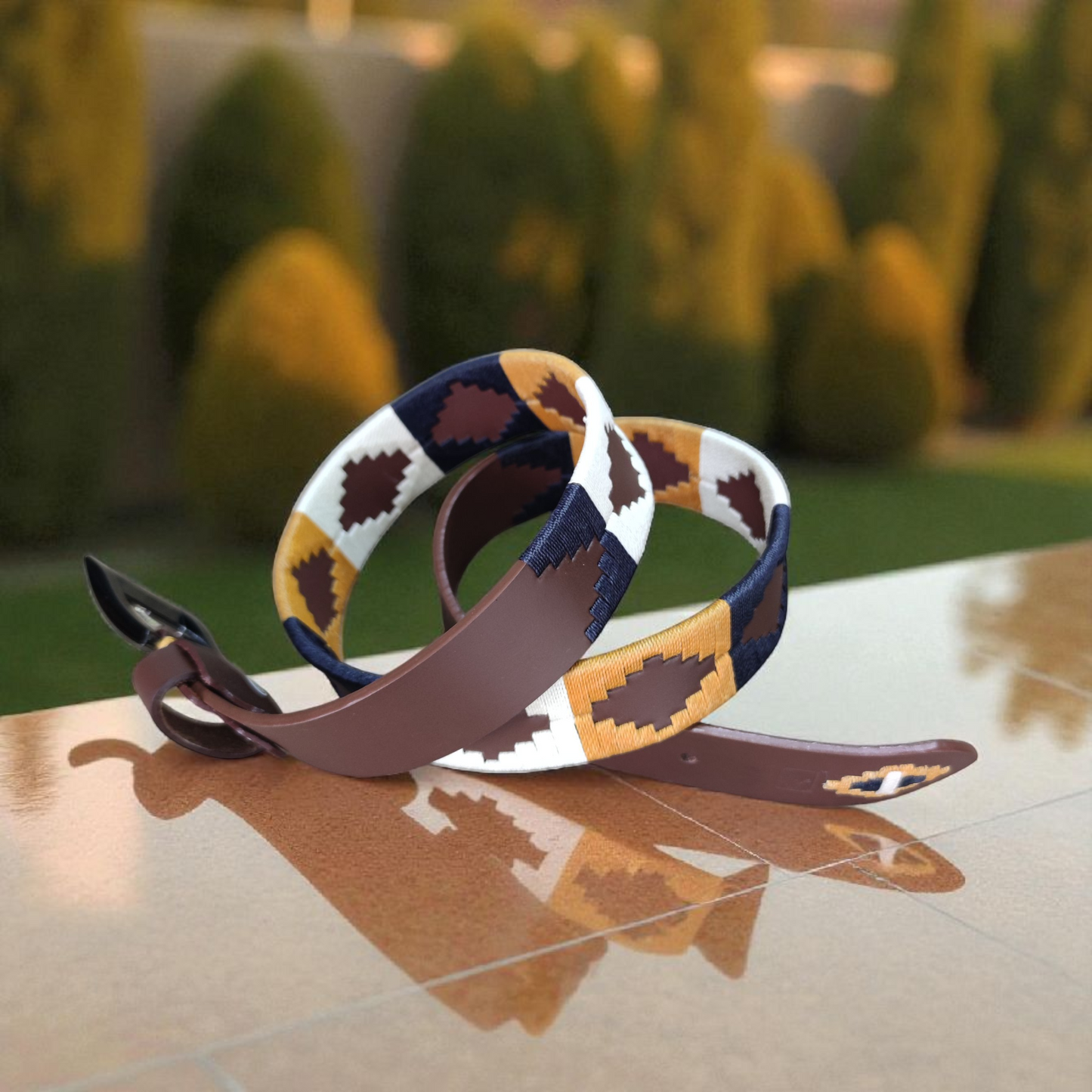 BRÍO | Cinturón tejido CASTAFINA clásico (Ref. TC-062)