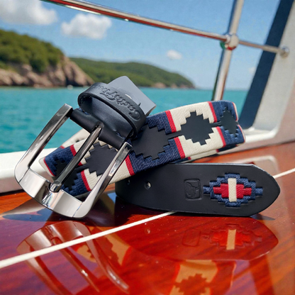 ALTAMAR | Cinturón tejido CASTAFINA clásico (Ref. TC-084)