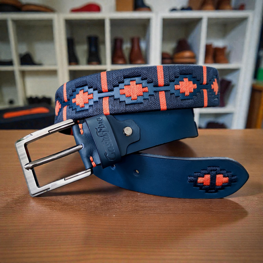 AURA | Cinturón tejido CASTAFINA Platino (Ref. TC-074)