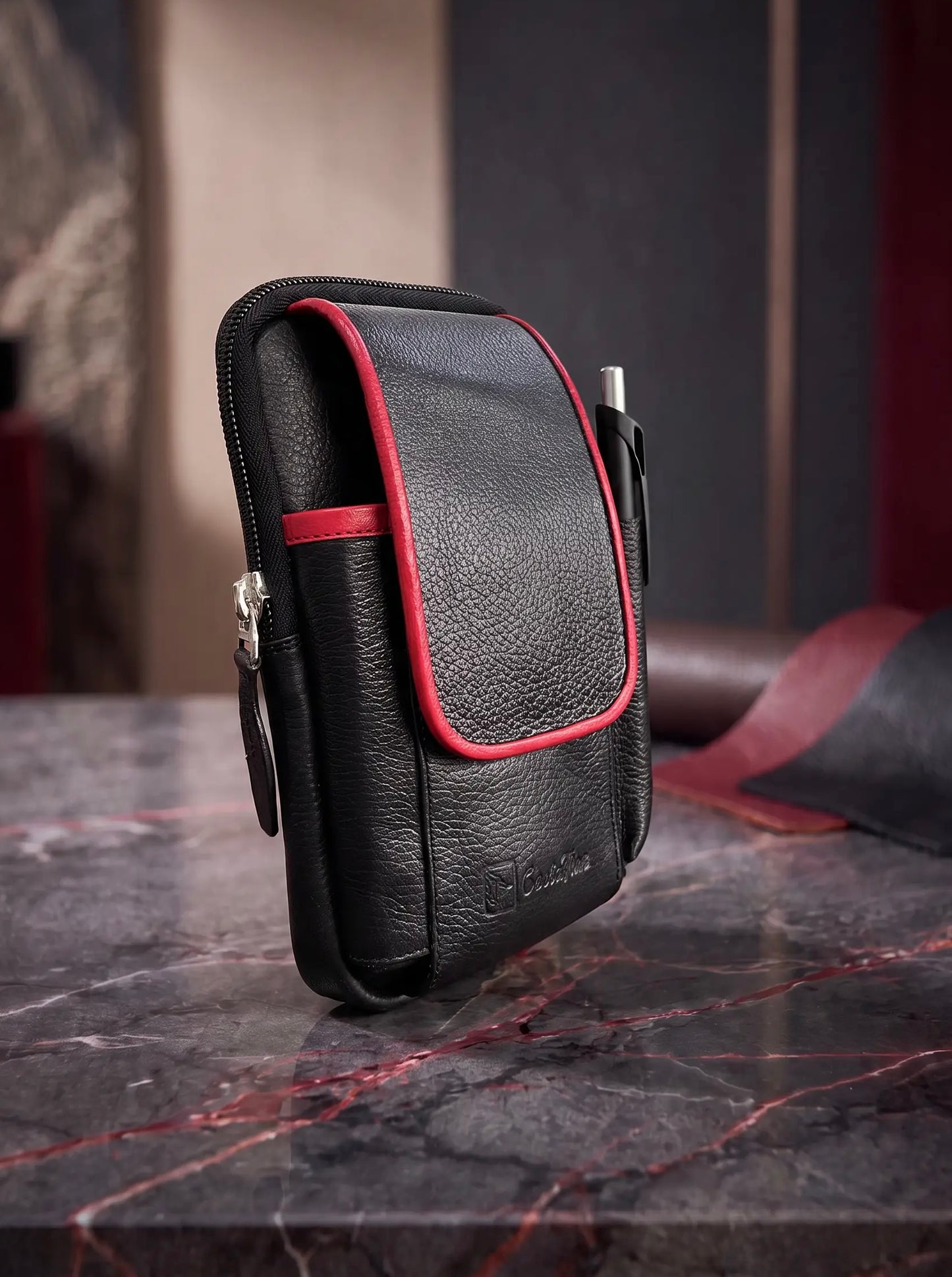 MANDO | Porta celular doble CASTAFINA hombre (Ref. PC-001)
