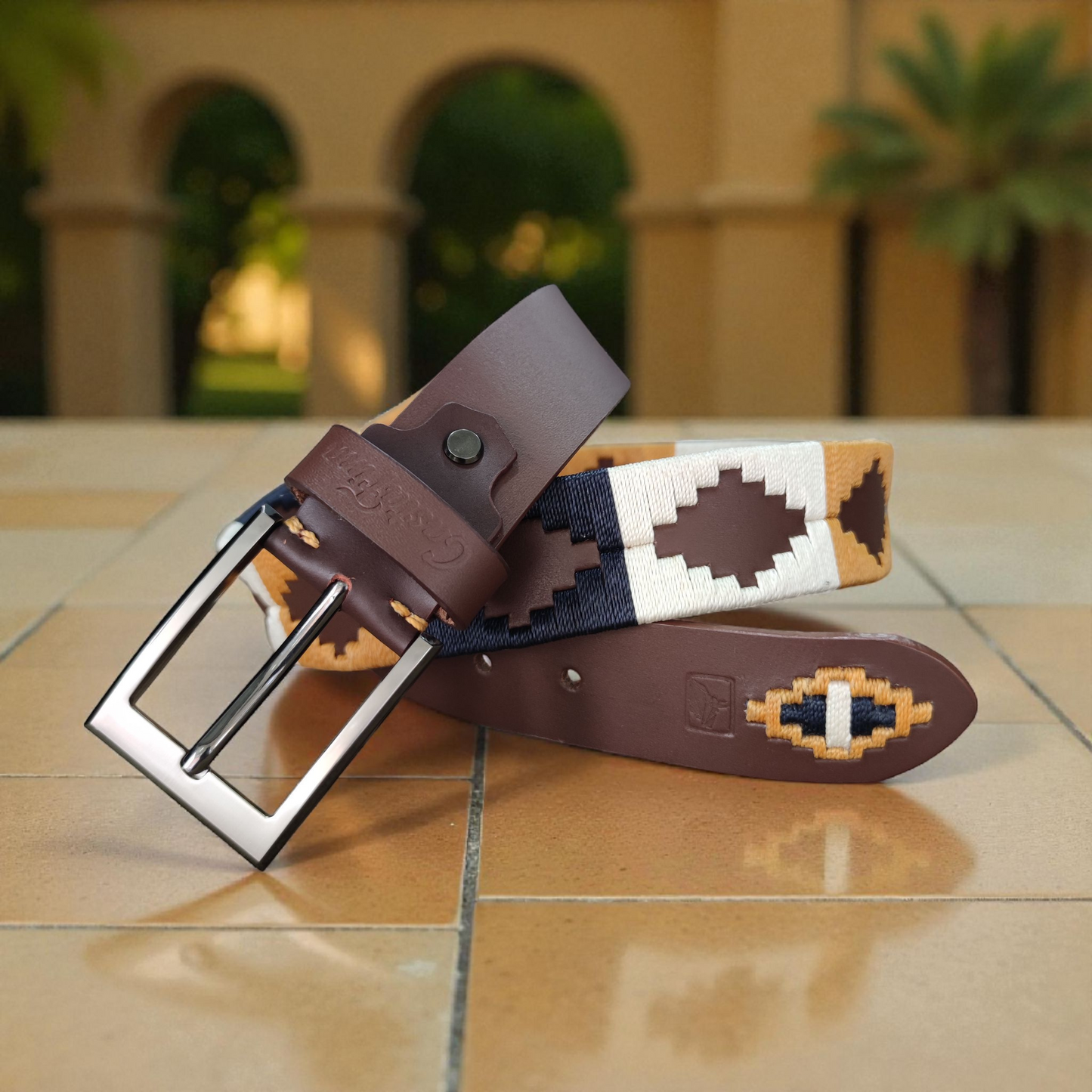 BRÍO | Cinturón tejido CASTAFINA clásico (Ref. TC-062)