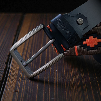 FUEGO – Cinturón tejido CASTAFINA clásico (Ref. TC-014)