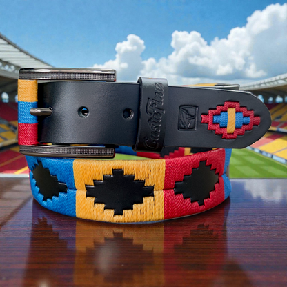 TRICOLOR | Cinturón tejido CASTAFINA clásico (Ref. TC-063)