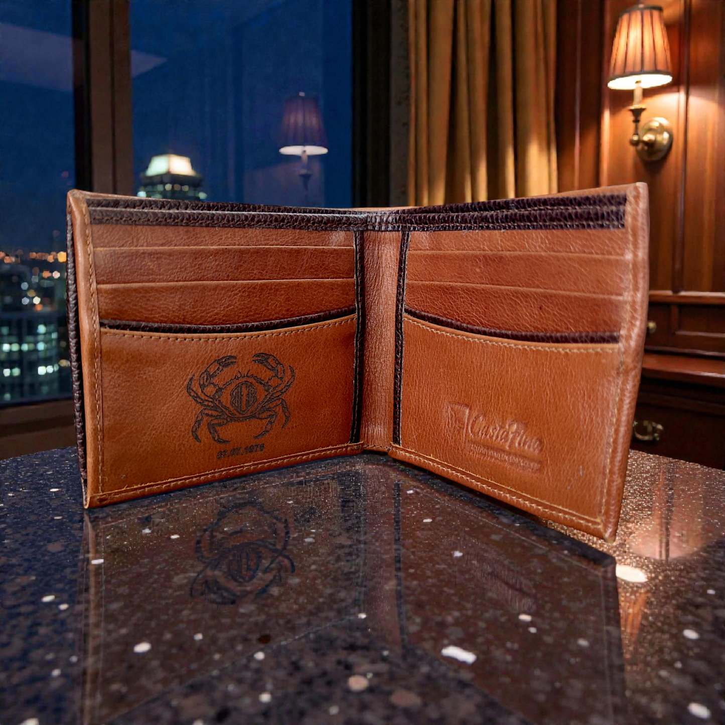 FORTALEZA | Billetera CASTAFINA con tarjetero extraíble (Ref. BC-022)