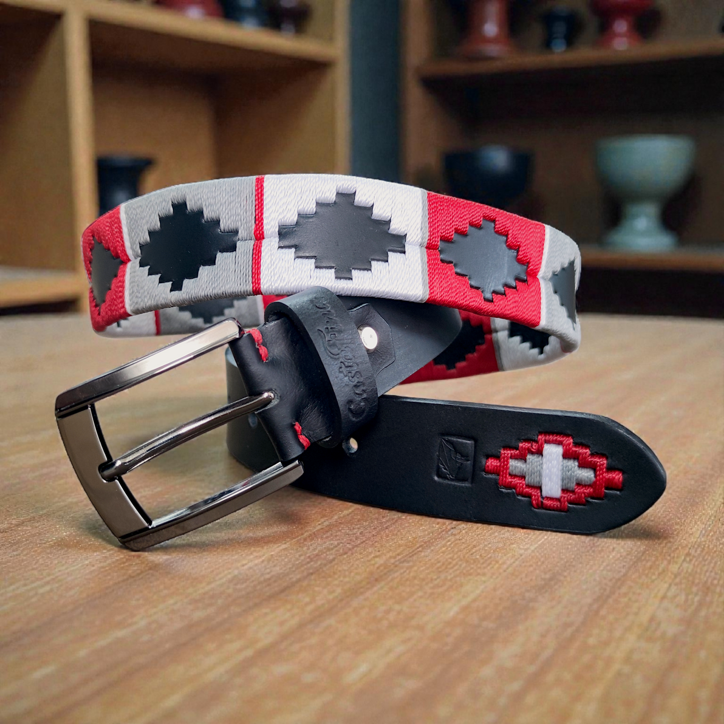 PRESTIGIO | Cinturón tejido CASTAFINA clásico (Ref. TC-075)