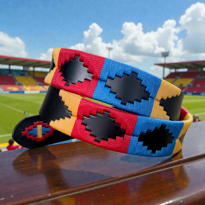 TRICOLOR | Cinturón tejido CASTAFINA clásico (Ref. TC-063)