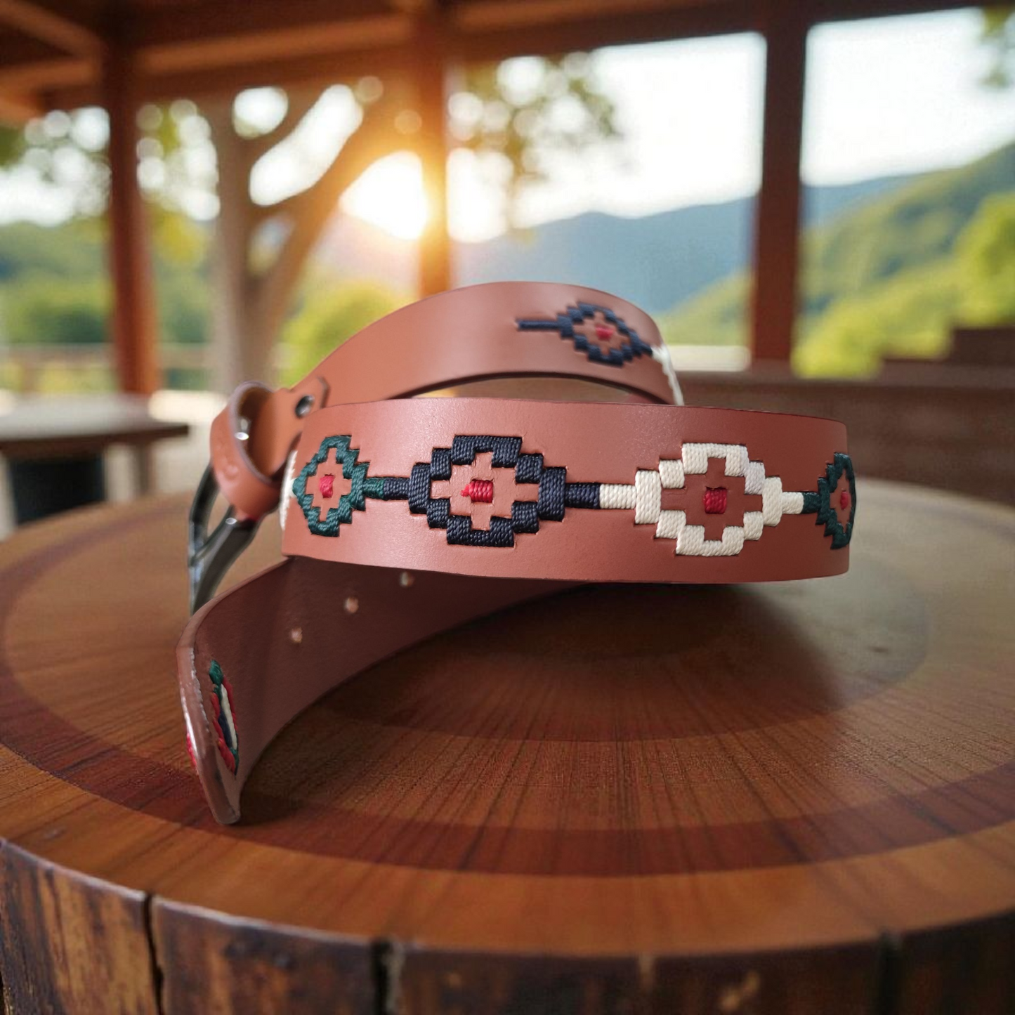 LEGÍTIMO | Cinturón tejido CASTAFINA clásico (Ref. TC-061)