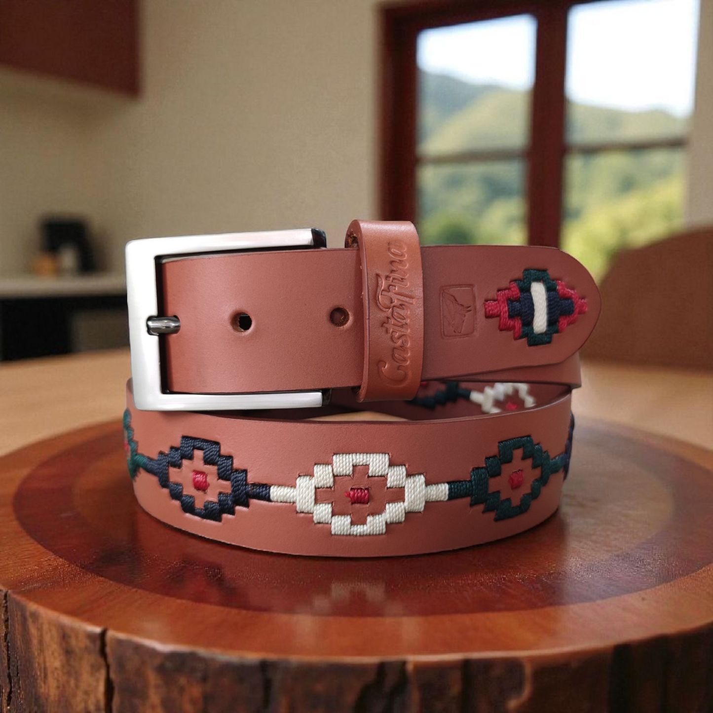 LEGÍTIMO | Cinturón tejido CASTAFINA clásico (Ref. TC-061)
