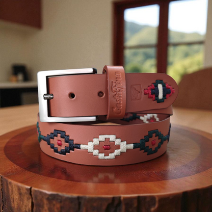 LEGÍTIMO | Cinturón tejido CASTAFINA clásico (Ref. TC-061)