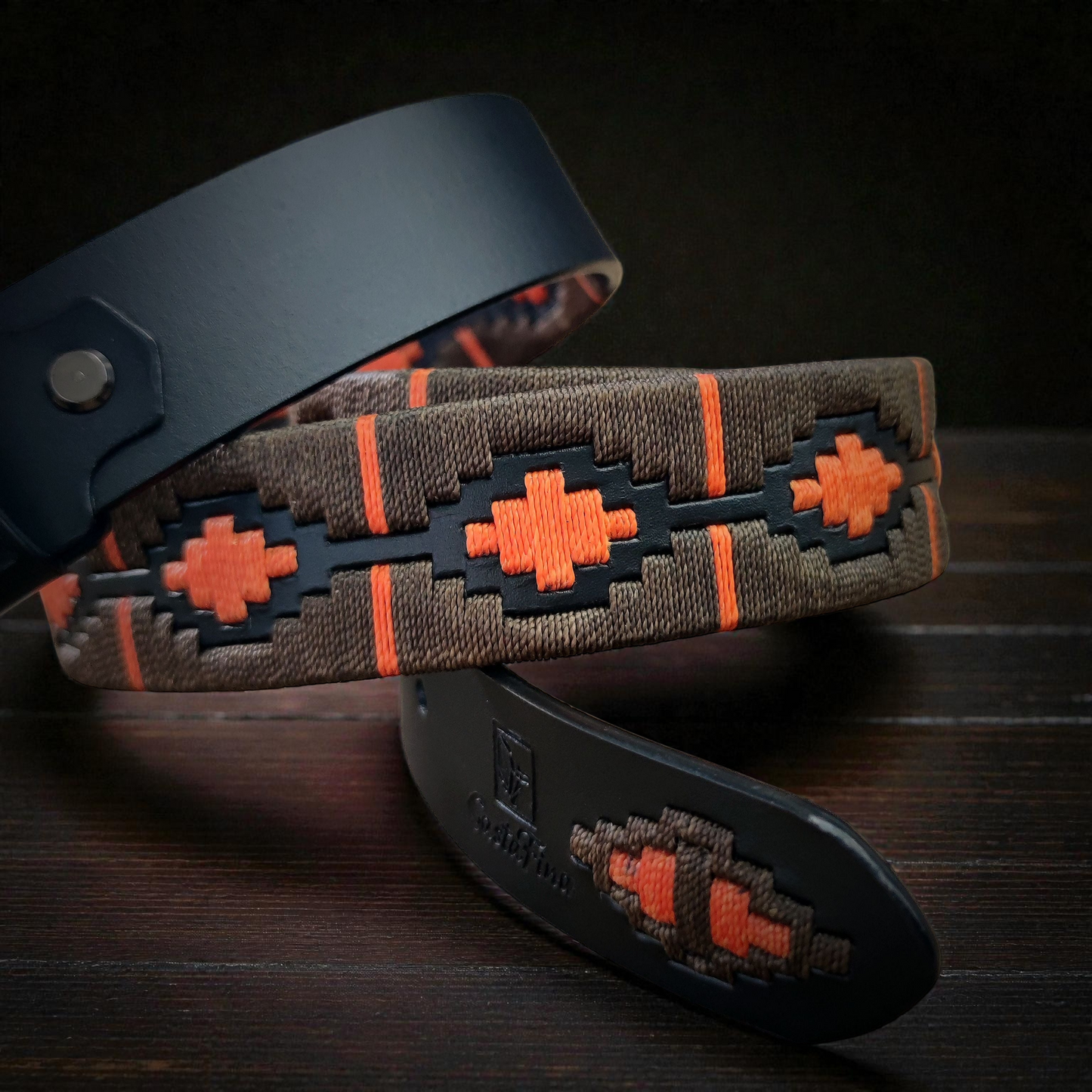 FUEGO – Cinturón tejido CASTAFINA clásico (Ref. TC-014)