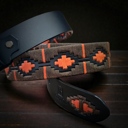 FUEGO – Cinturón tejido CASTAFINA clásico (Ref. TC-014)