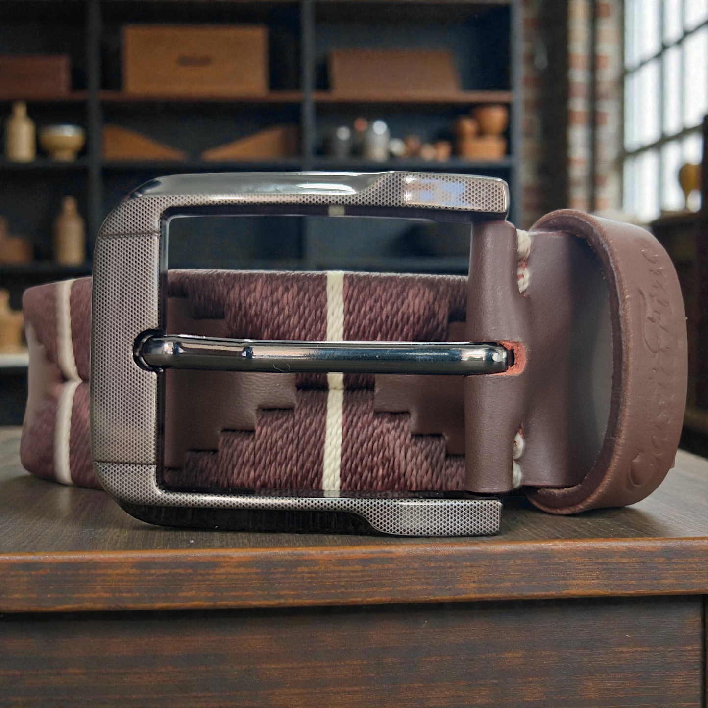 ROBLE | Cinturón tejido CASTAFINA clásico (Ref. TC-071)