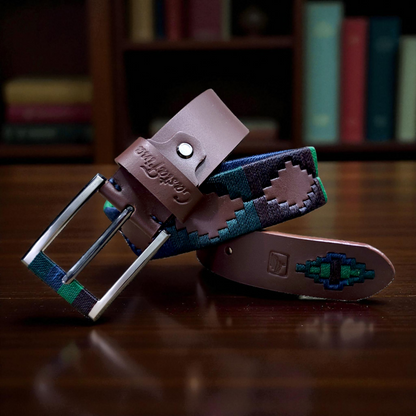 AQUA | Cinturón tejido CASTAFINA clásico (Ref. TC-067)