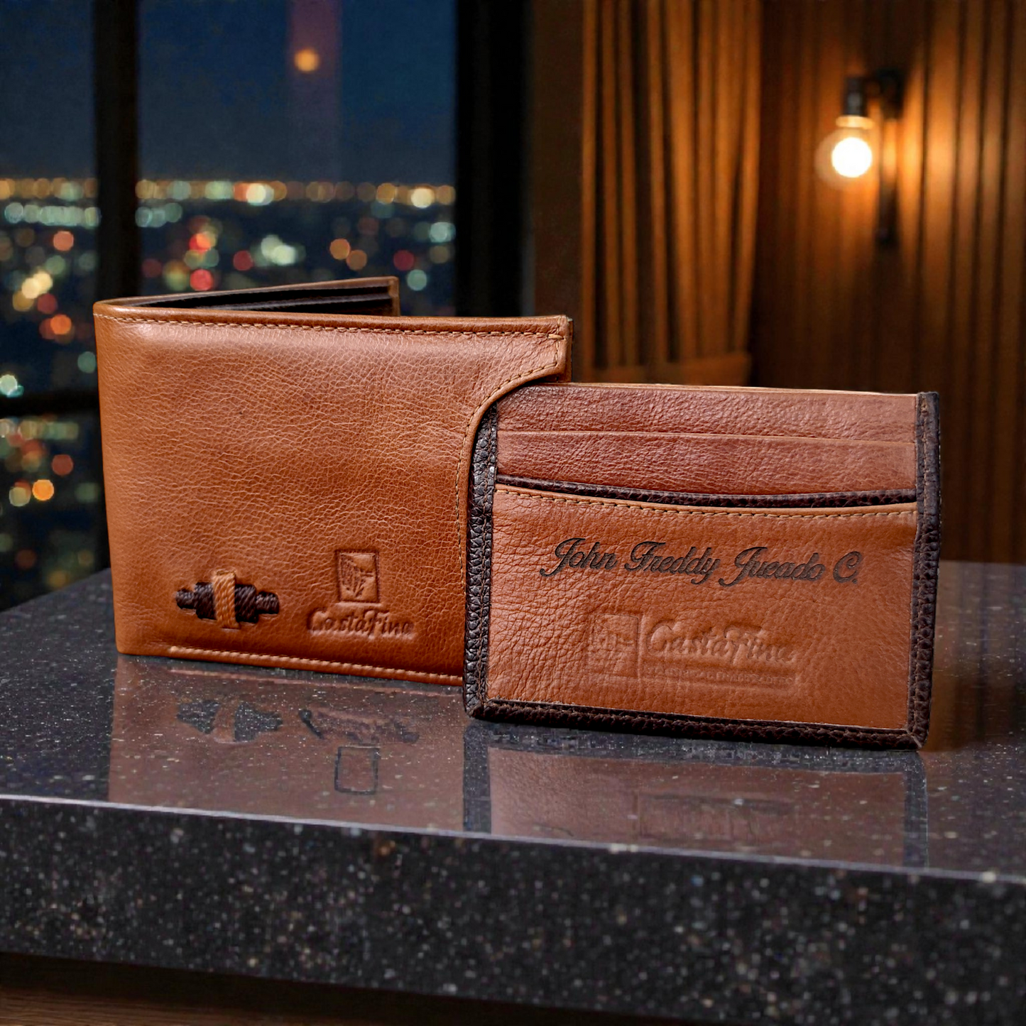 FORTALEZA | Billetera CASTAFINA con tarjetero extraíble (Ref. BC-022)