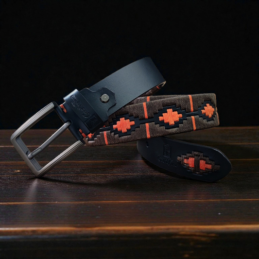 FUEGO – Cinturón tejido CASTAFINA clásico (Ref. TC-014)