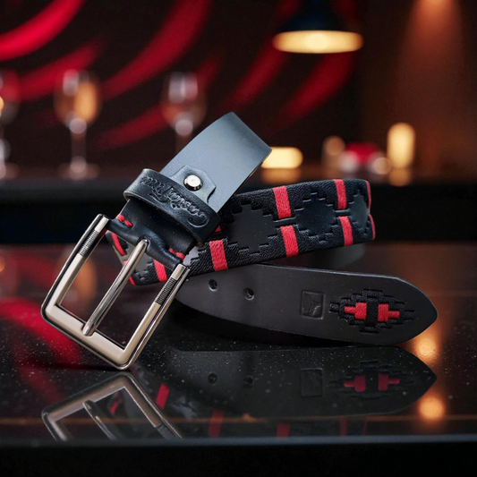 CENTINELA – Cinturón tejido CASTAFINA clásico (Ref. TC-056)