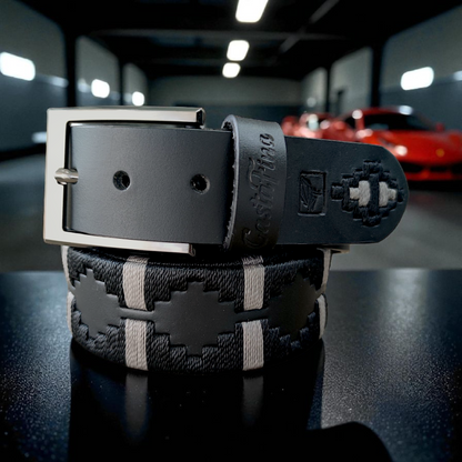 FARO – Cinturón tejido CASTAFINA clásico (Ref. TC-059)