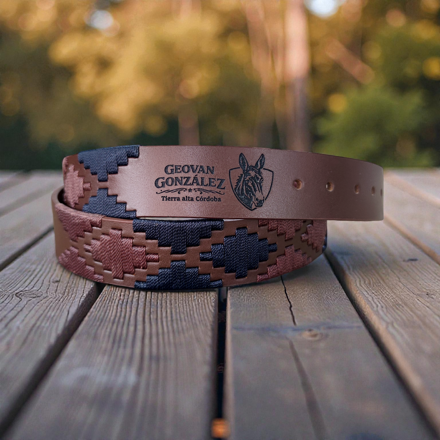 TEMPLE | Cinturón tejido CASTAFINA clásico (Ref. TC-078)