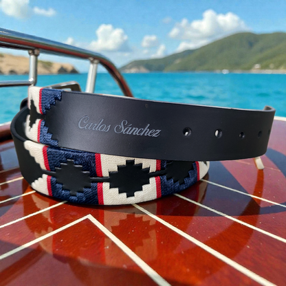ALTAMAR | Cinturón tejido CASTAFINA clásico (Ref. TC-084)