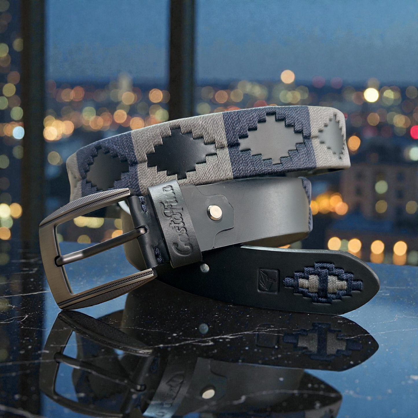 HORIZONTE | Cinturón tejido CASTAFINA clásico (Ref. TC-072)