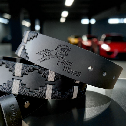 FARO – Cinturón tejido CASTAFINA clásico (Ref. TC-059)