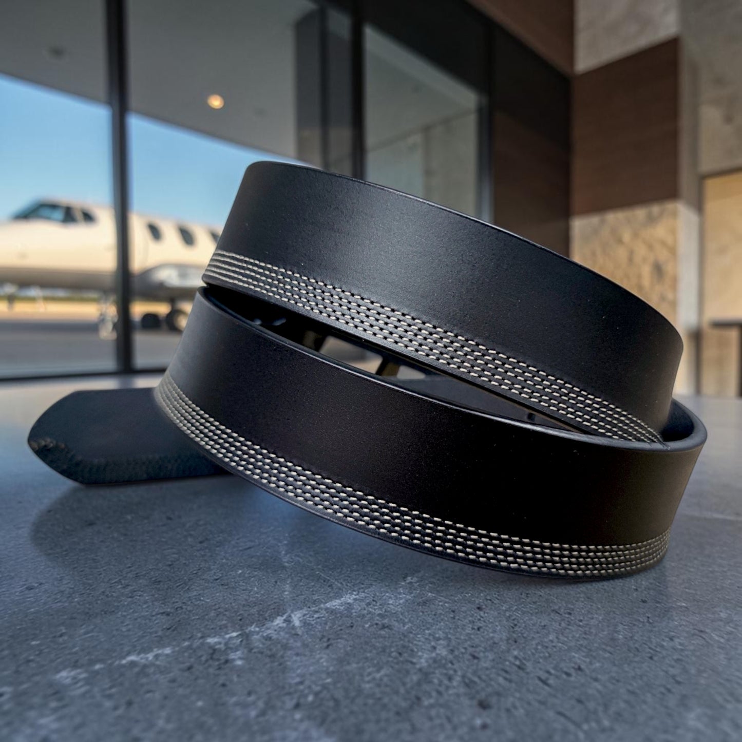 HERENCIA – Cinturón Sport CASTAFINA (Ref. SP-007) Negro