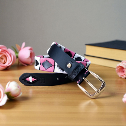 ROSA ÉPICA | Cinturón tejido CASTAFINA clásico dama (Ref. TCD-029)