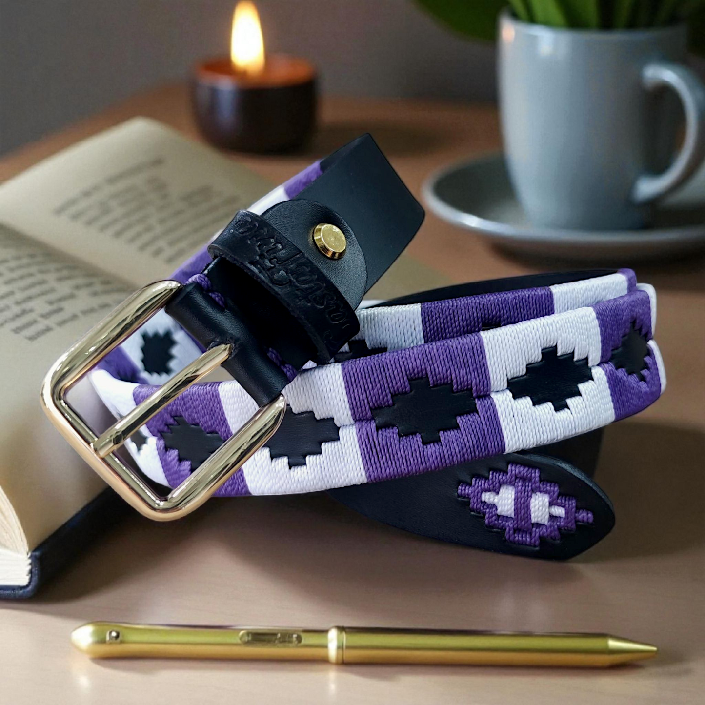 VIOLETA | Cinturón tejido CASTAFINA clásico Dama (Ref. TC-027)