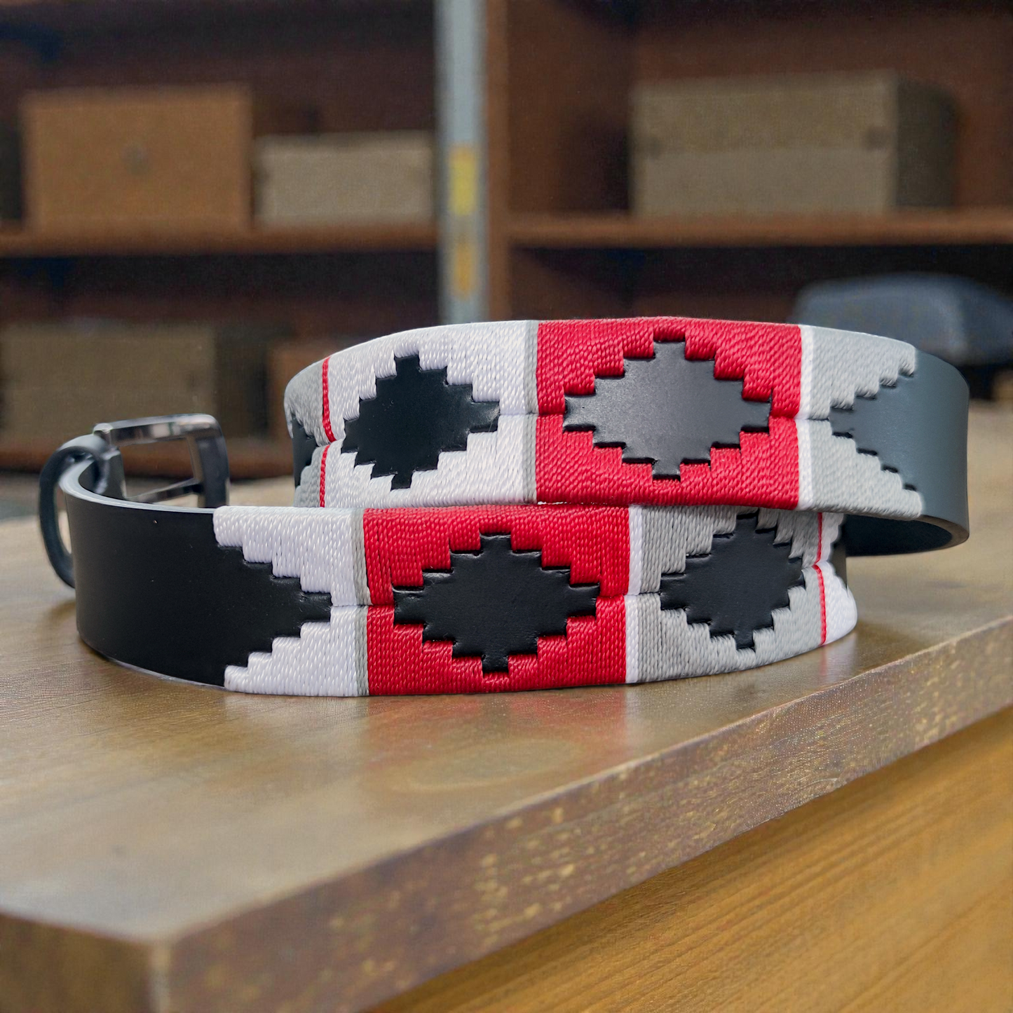 PRESTIGIO | Cinturón tejido CASTAFINA clásico (Ref. TC-075)