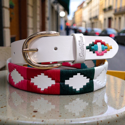 VIVA ROMA | Cinturón tejido CASTAFINA clásico dama (Ref. TCD-032)