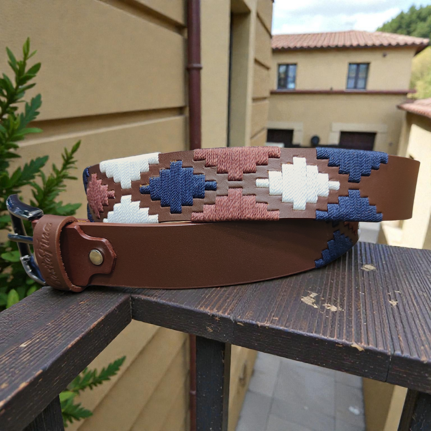 NOBLEZA | Cinturón tejido CASTAFINA DIAMANTE (Ref. TD-077)