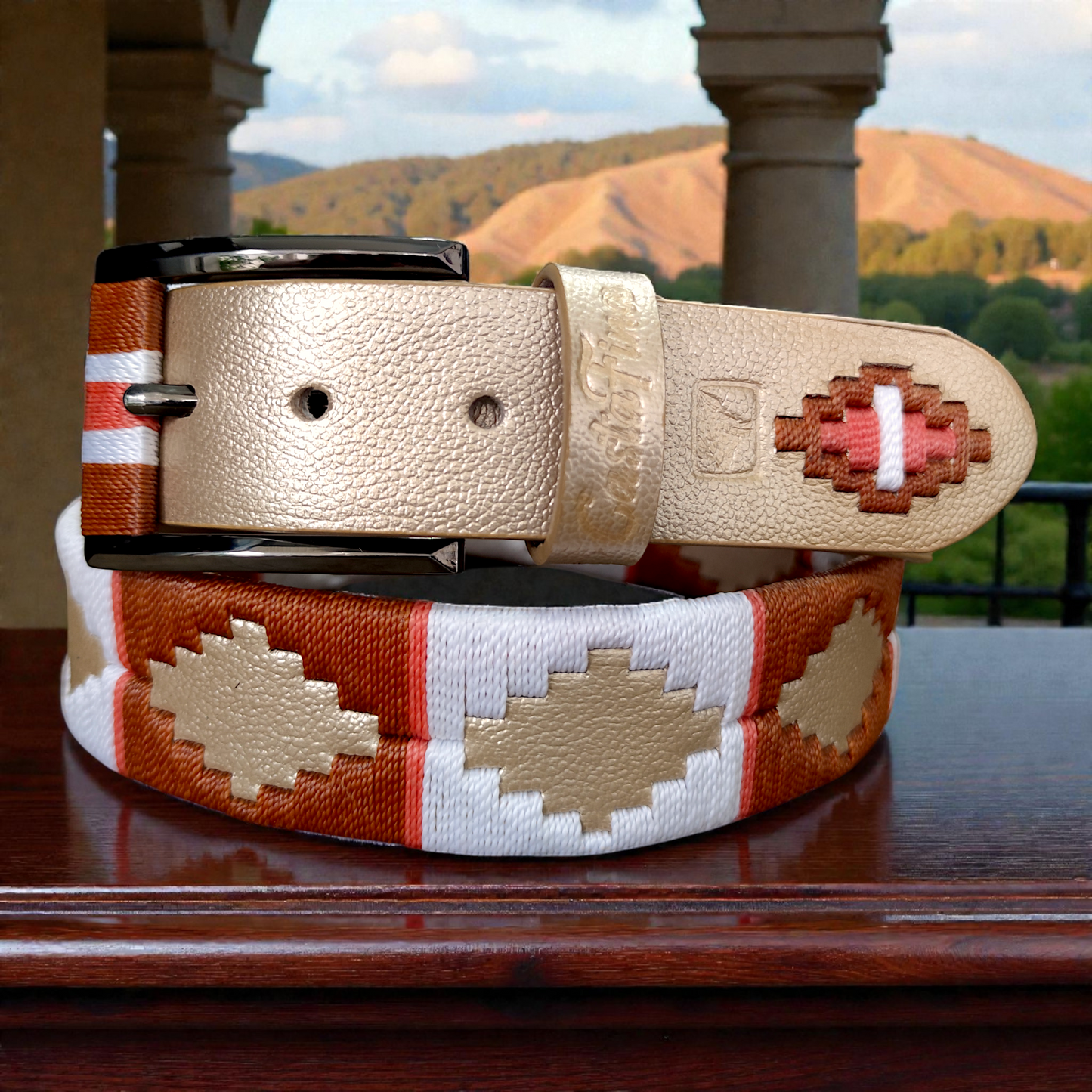 SOLAR | Cinturón tejido CASTAFINA clásico (Ref. TC-087)