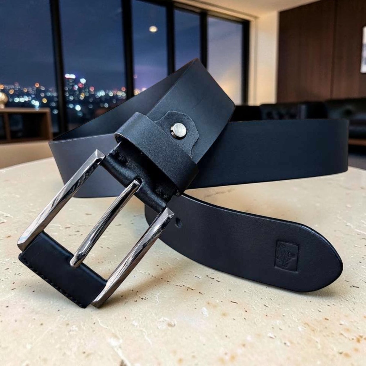 PURO – Cinturón Sport CASTAFINA (Ref. SP-052) Negro